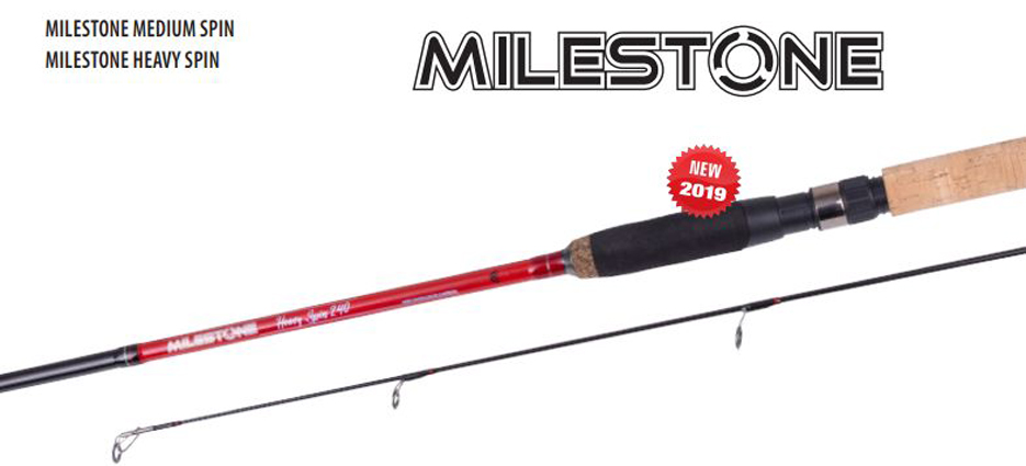 Mikado Milestone Heavy Spinning Rod Black