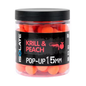 Obrázek 2 k Boilie SHIMANO Bait Isolate Pop Up Krill & Peach, Fluo orange