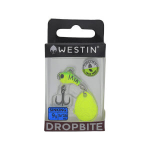 Obrázek 6 k Nástraha WESTIN Dropbite Tungsten Spin Tail Jig, Chartreuse Ice