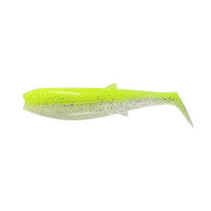 Nástraha SAVAGE GEAR Cannibal Shad, 5 ks H - Fluo Yellow Glow