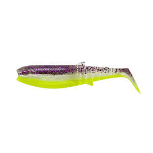 Nástraha SAVAGE GEAR Cannibal Shad, 5 ks J - Purple Glitter Bomb Fluo