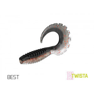 Umělá nástraha DELPHIN Twista UVs, 8 cm, 5 ks Best