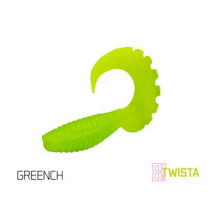 Umělá nástraha DELPHIN Twista UVs, 8 cm, 5 ks Greench